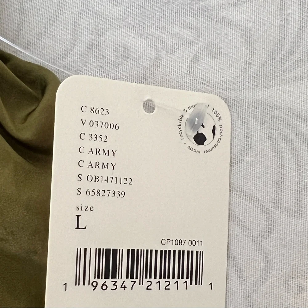 NWT Free People The Way Home Shorts In Army Green Size Large
